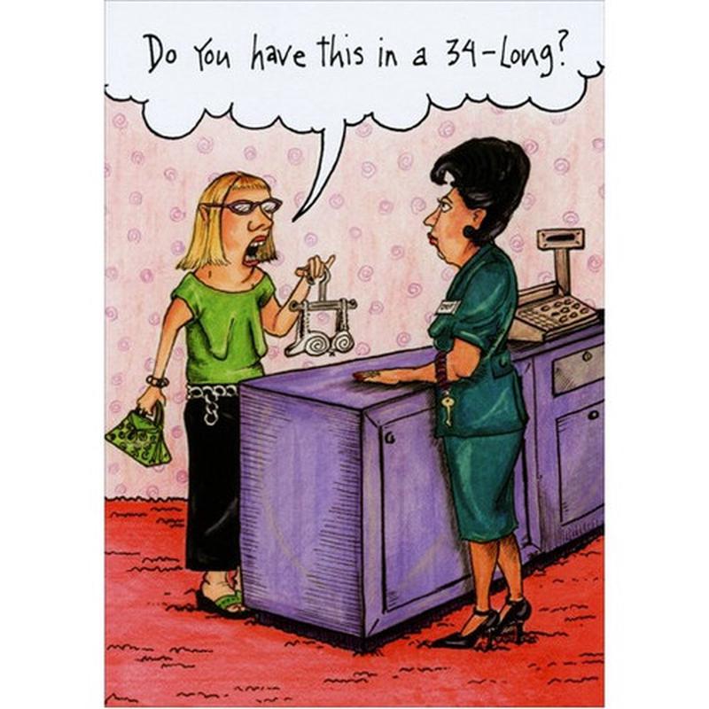 34 Long Funny / Humorous Birthday Card