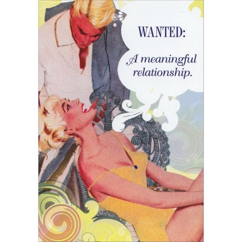 A Meaningful Relationship Funny / Humorous Birthday Card