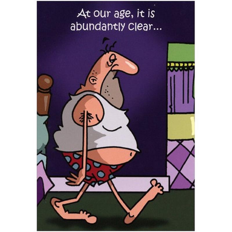 Abundantly Clear Funny Birthday Card