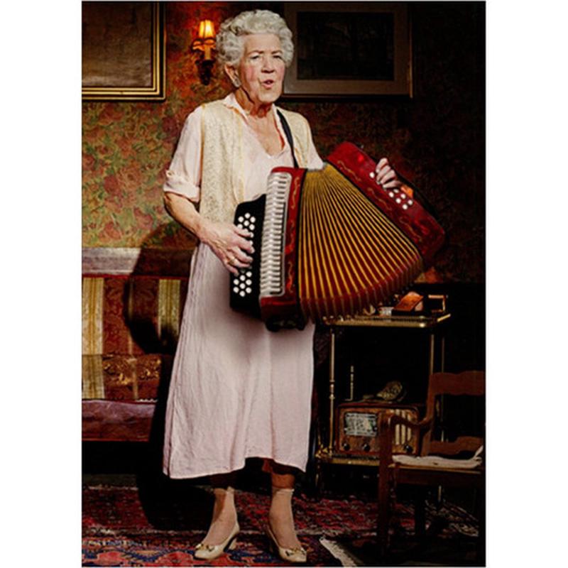 Act Accordionly Funny / Humorous Birthday Card For Her  Woman