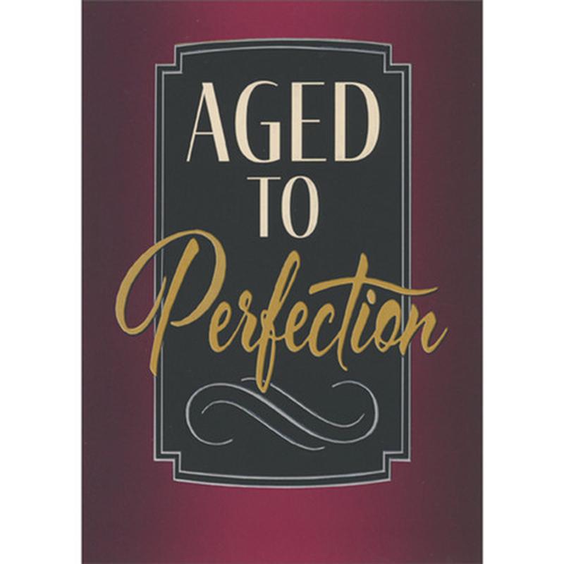 Aged Birthday Card
