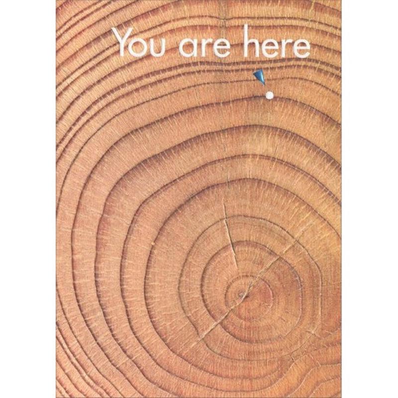 You Are Here A*Press Birthday Card