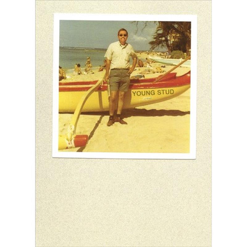 Young Stud Funny / Humorous Masculine Birthday Card for Him