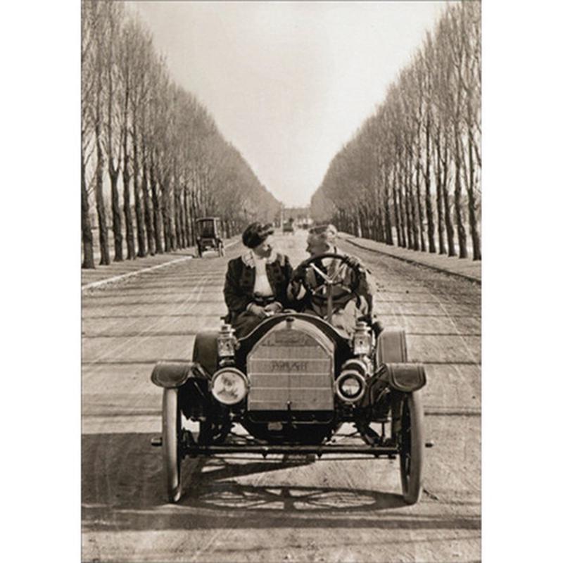 1910 Brush Car America Collection Wedding Anniversary Congratulations Card