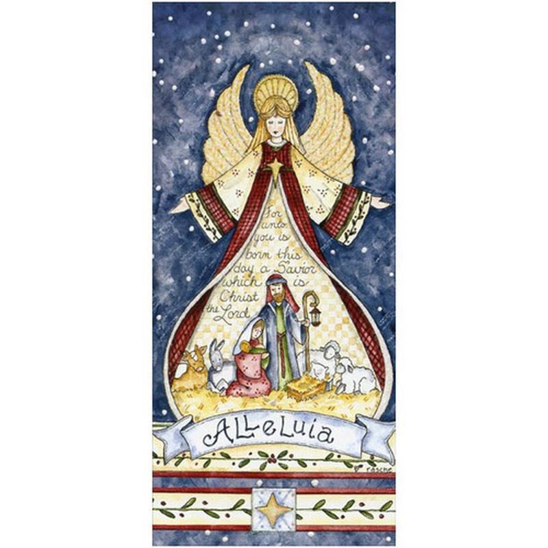 Alleluia Angel Nativity Box of 14 Religious Christmas Cards