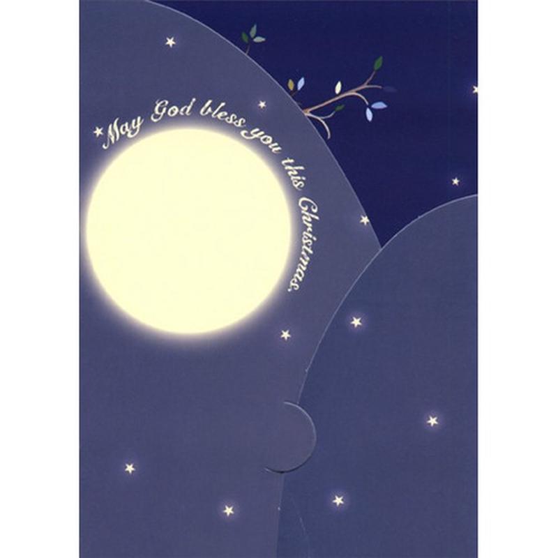 A Star is Born : Sarah Summers Box of 12 Tri-Fold Panorama Religious Christmas Cards