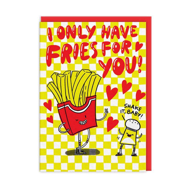 Fries For You Valentine\'s Day Card - Default Title