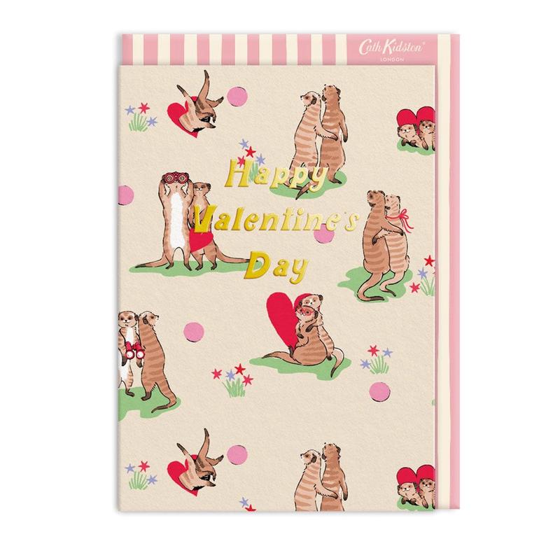 Meerkats Valentine\'s Day Card - Default Title