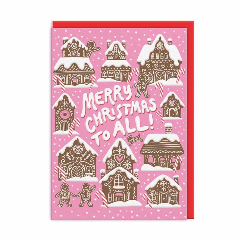 Ginger Bread Houses Christmas Card - Default Title