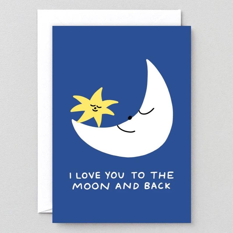 Love You To The Moon And Back Card - Default Title